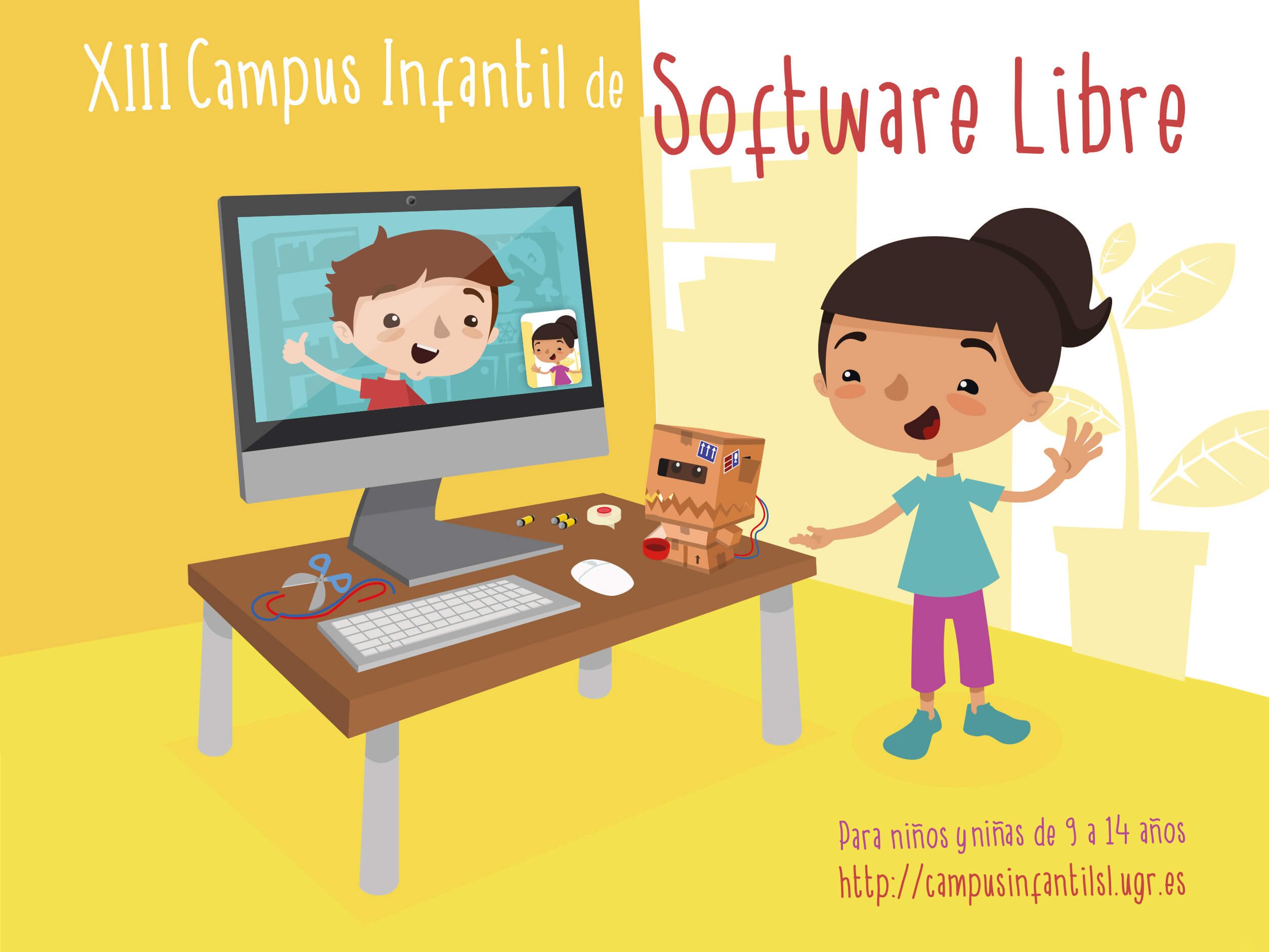 Cartel XIII Campus Infantil de Software Libre