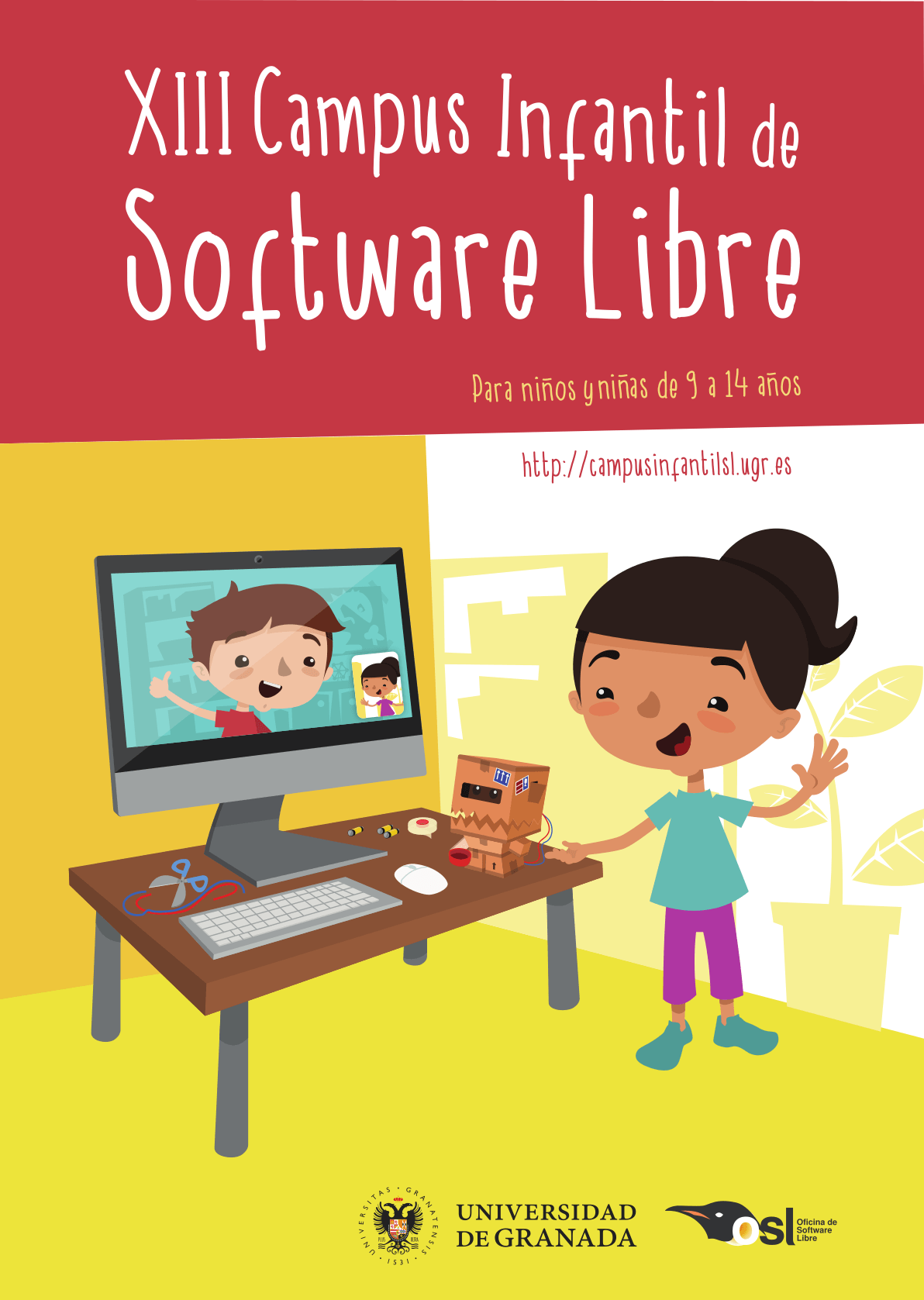 Cartel XIII Campus Infantil de Software Libre