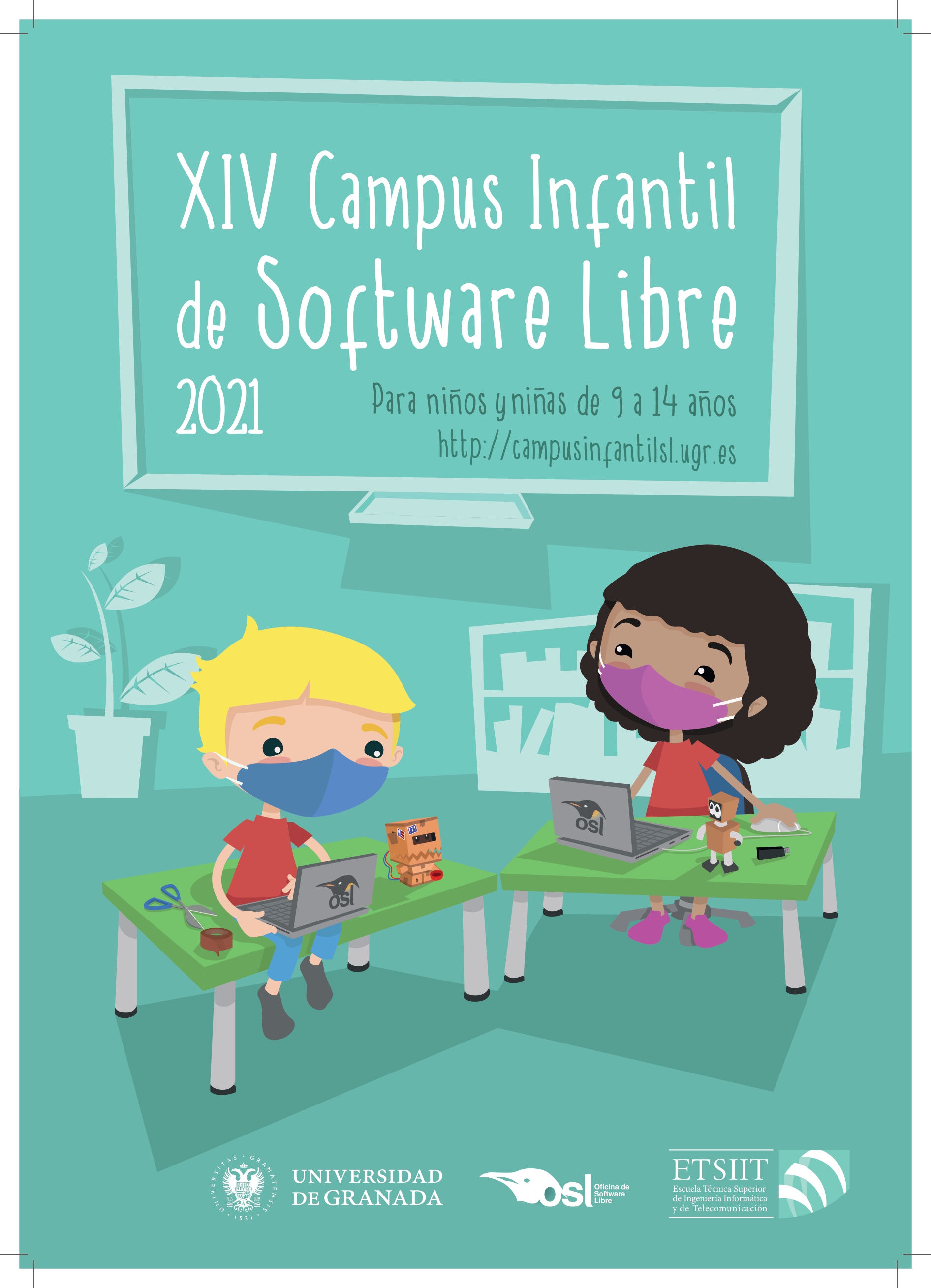 Cartel XIV Campus Infantil de Software Libre